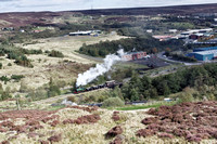 Industrial steam in the landscape