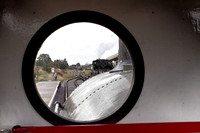 View from the footplate